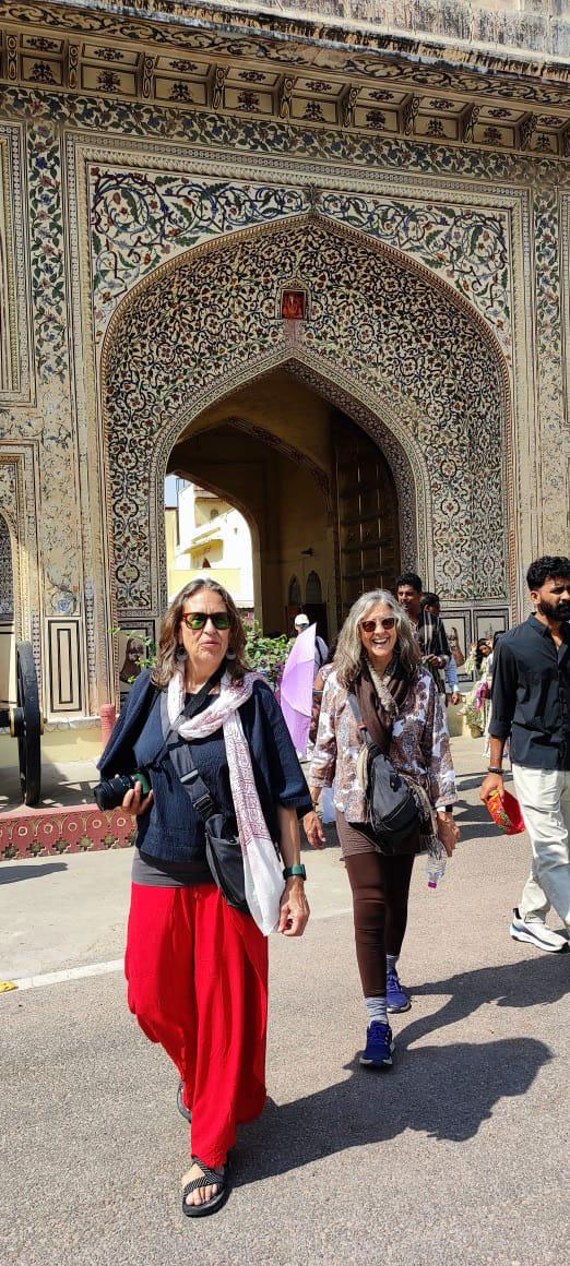 Outside Jaipur's City Palace
