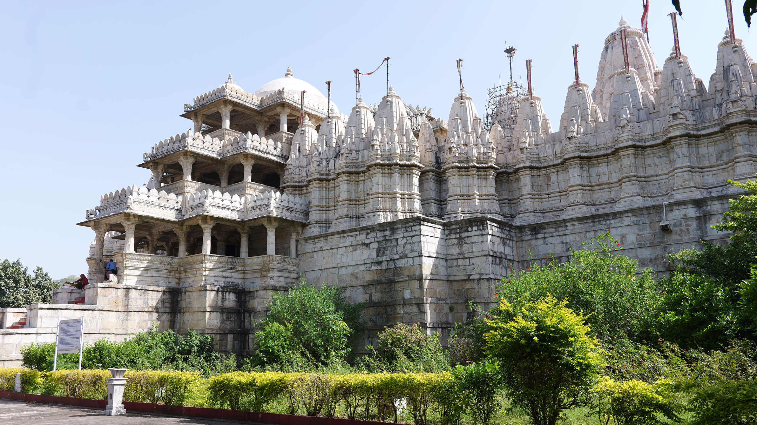 A full view of the Jain Temple