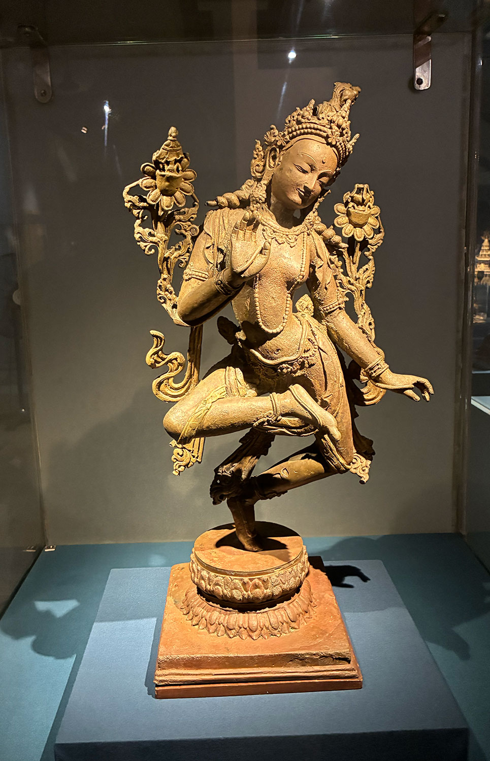 A Dancing Goddess at the Chhatrapati Shivaji Maharaj Vastu Sangrahalaya Museum