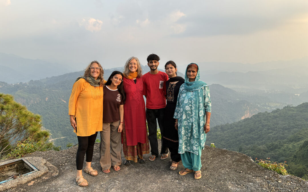 The view from the Simsa Mata Temple outside of Sansai